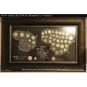 Frame for Lithuanian coins No. 40 - 1925-2014 Mares and