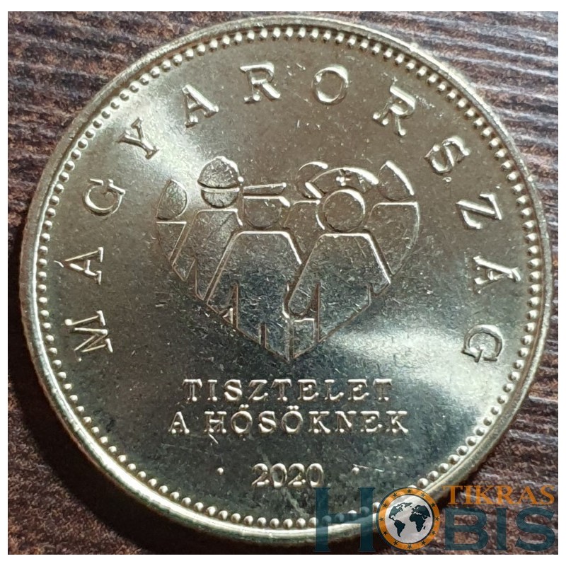 Hungary 20 Forints, 2020 Tribute to the Heroes