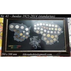 Frame for Lithuanian coins...