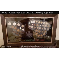 Frame for Lithuanian coins...