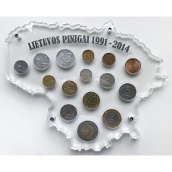 Frame for Lithuanian coins...