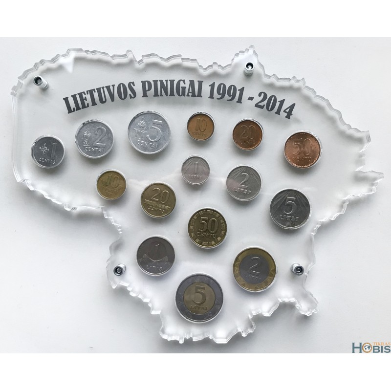 Frame for Lithuanian coins No. 72 - 1991-2014