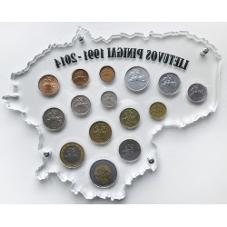 Frame for Lithuanian coins No. 72 - 1991-2014