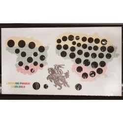 Frame for Lithuanian coins...