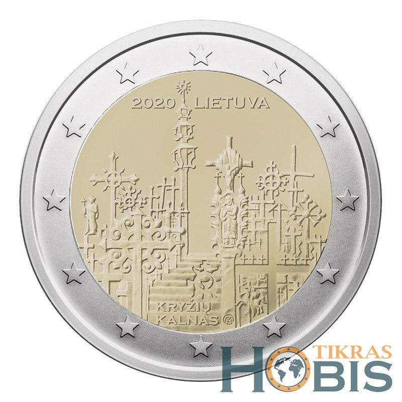 Lithuania 2 euro, 2020 Cross Mountain