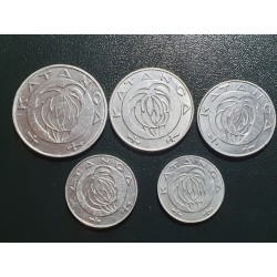Katanga 2017 frankai - 5 vnt.