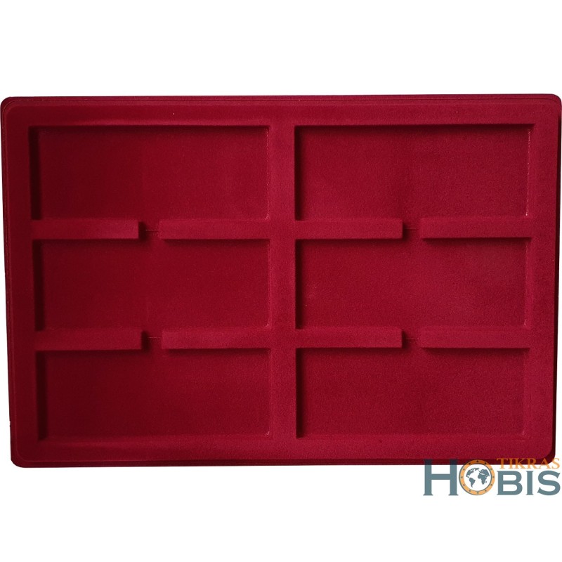 Palette (tray) POD6 of 6 rectangles 53x140 mm