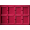 Palette (tray) PCR of 8 rectangles 65x85 mm