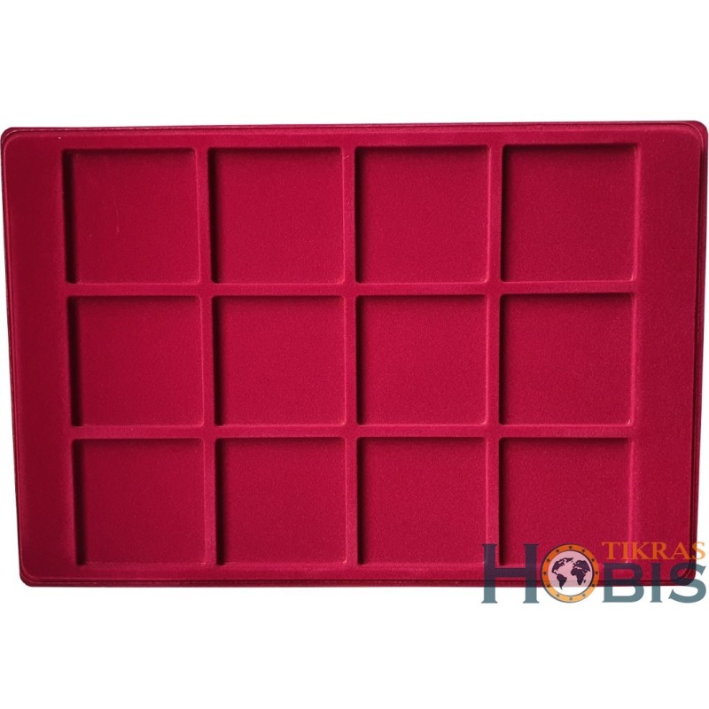 Paletė (dėklas) P12 iš 12 kvadratų 64x64 mm