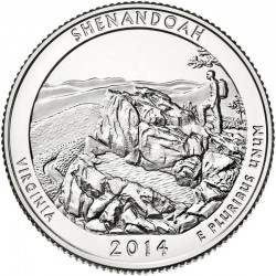 JAV 25 centai, 2014 Shenandoah, Virginia