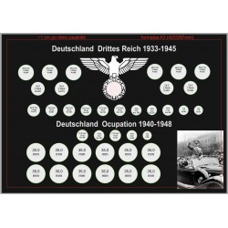 Rėmelis Vokietijos monetoms Nr. 69 - 1933-1948