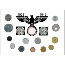 Frame for German 1933-1945 coins no. 18