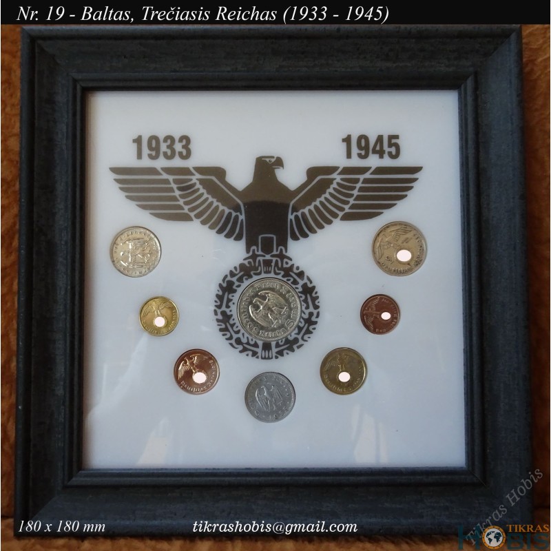 Frame for German 1933-1945 coins no. 19
