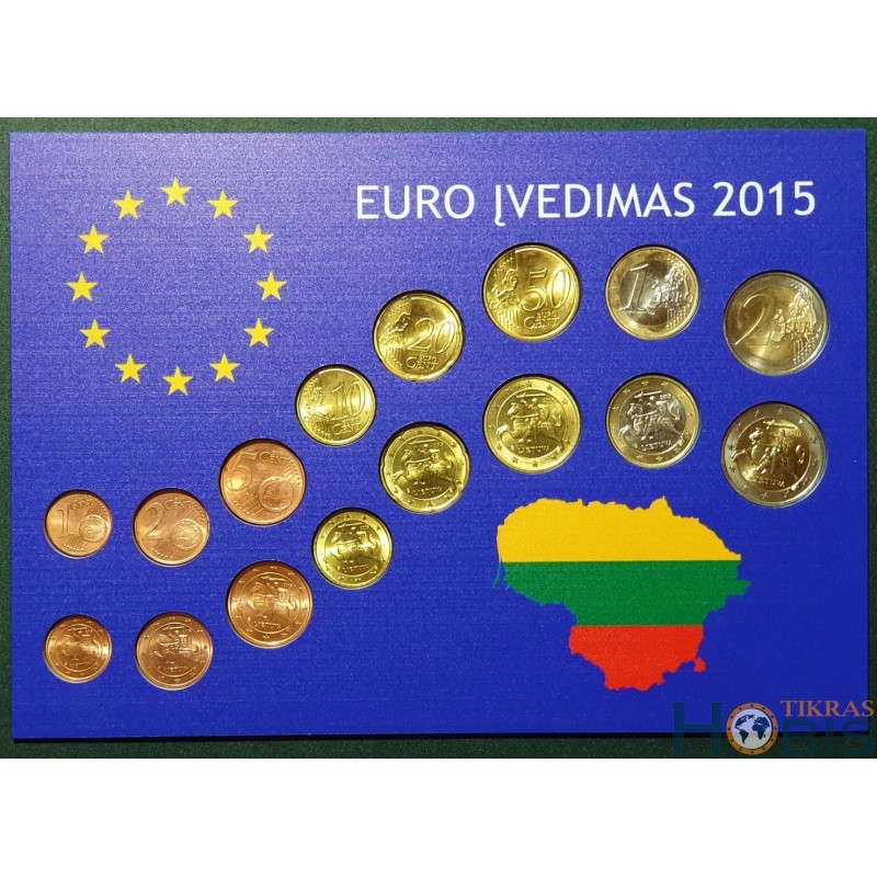 Rėmelis Lietuvos monetoms Nr. 75 - EURO įvedimas