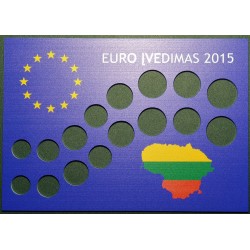 Frame for Lithuanian coins No. 75 - Euro įvedimas