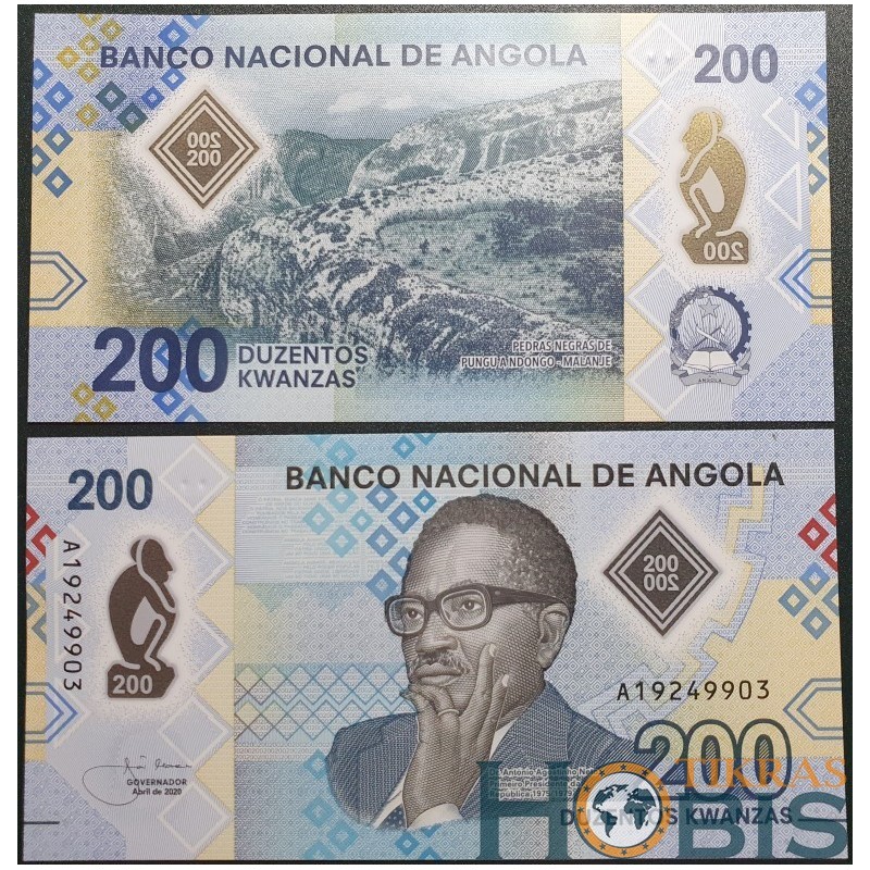 Angola 200 kwanzas, 2020 P-159a