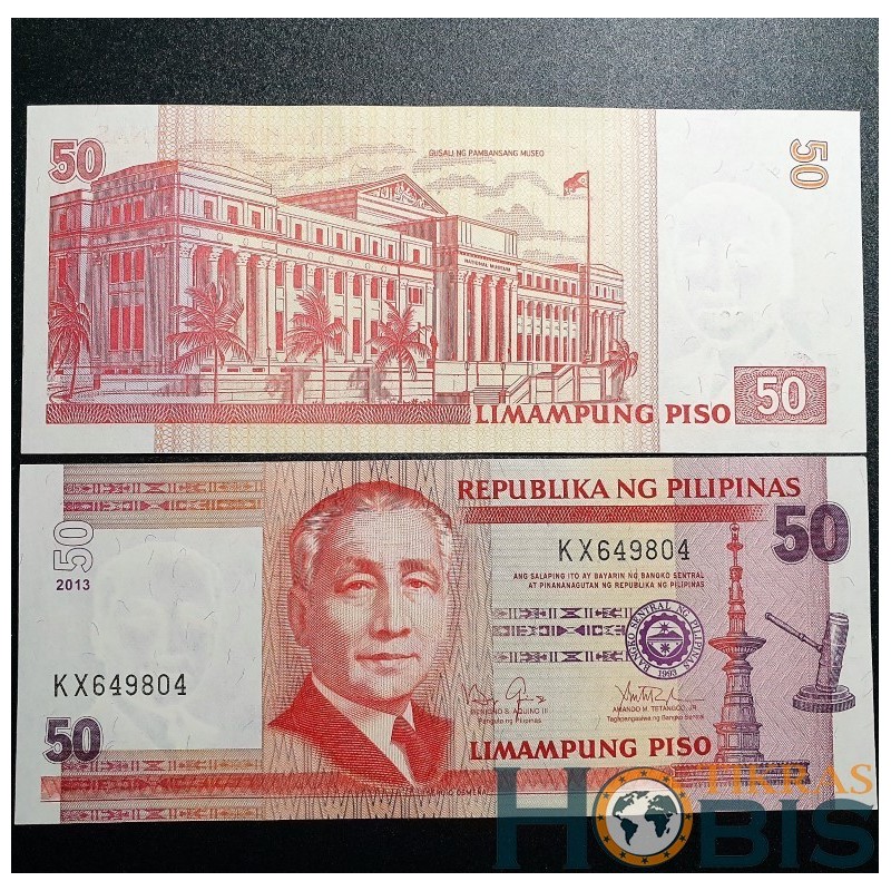 Filipinai 50 Piso, 2013 P-193d.3