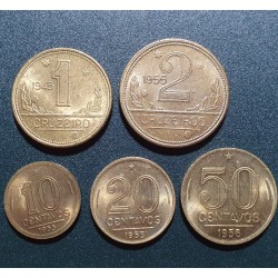 Brazil 1945-1956, 5 pcs. set