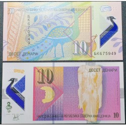 Makedonija 10 dinarų, 2020...