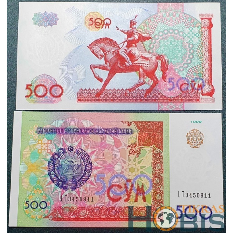 Uzbekistan 500 satures, 1999 P-81a