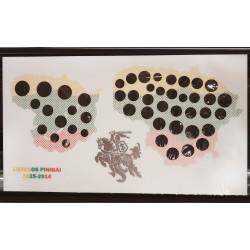 Frame for Lithuanian coins...