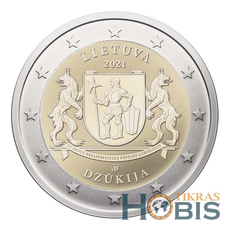 Lithuania 2 euro, 2021 Dzūkija UC110