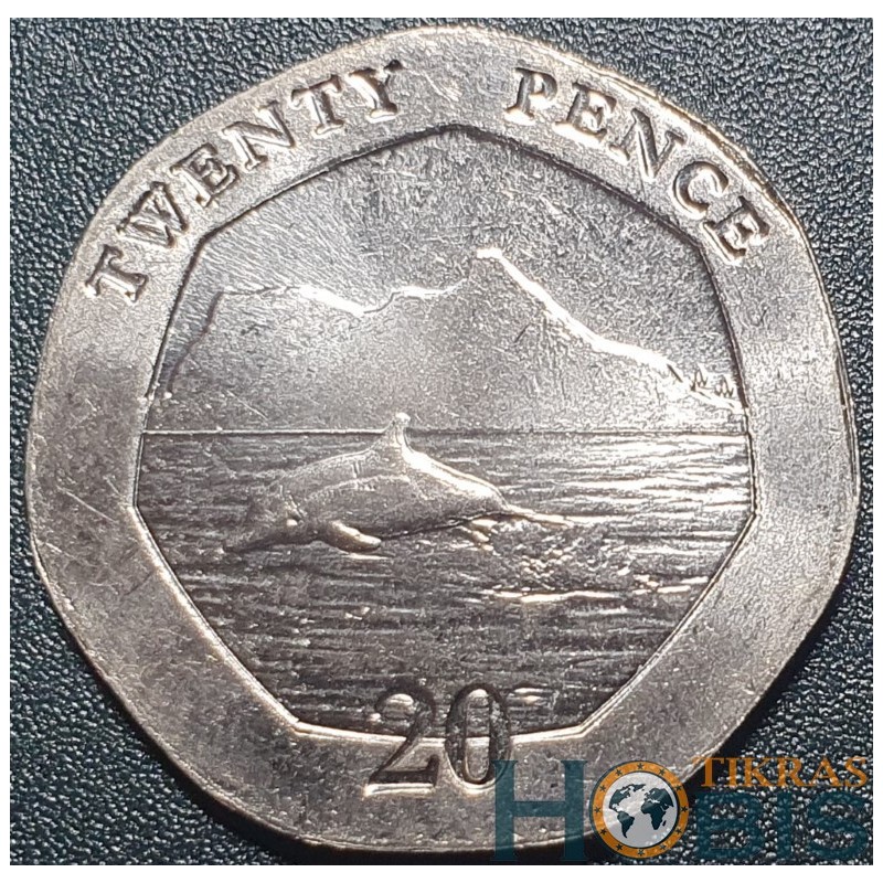 Gibraltar 20 pence, 2020 UC9