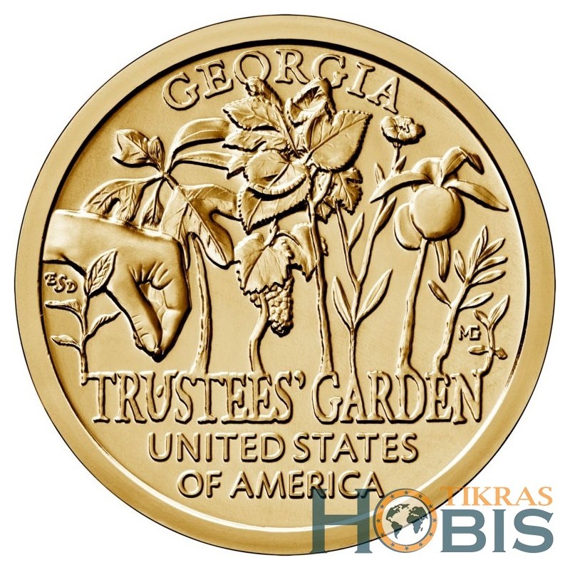 US$1 Dollar, 2019 Trustees Garden - George, Innovation UC114