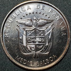Panama 1/2 balboa, 2019 500 miesto fondui UC118