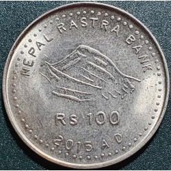 Nepalas 100 rupijų, 2015...
