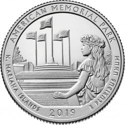JAV 25 centai, 2019 American, N. Mariana Islans