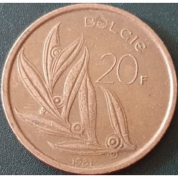 Belgija 20 frankų,...