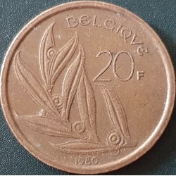 Belgium 20 francs,...