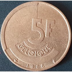 Belgija 5 frankai,...