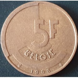 Belgija 5 frankai,...