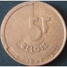Belgium 5 francs, 1986-1993 'BELGIE' KM164