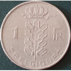 Belgium 1 franc, 1950-1988...