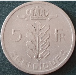 Belgium 5 francs, 1948-1981...