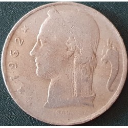 Belgija 5 frankai, 1948-1981 „BELGIE“ KM135