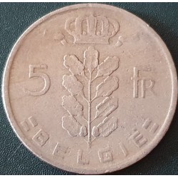 Belgija 5 frankai,...