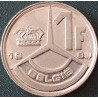 Belgija 1 frankas, 1989-1993 „BELGIE“ KM171