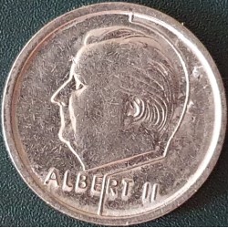 Belgium 1 franc, 1994-2001 'BELGIQUE' KM187
