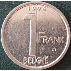 Belgium 1 franc, 1994-2001...