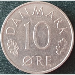 Denmark 10 öre, 1973-1988...