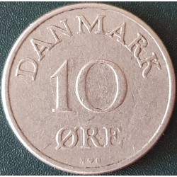 Denmark 10 öre, 1948-1960...