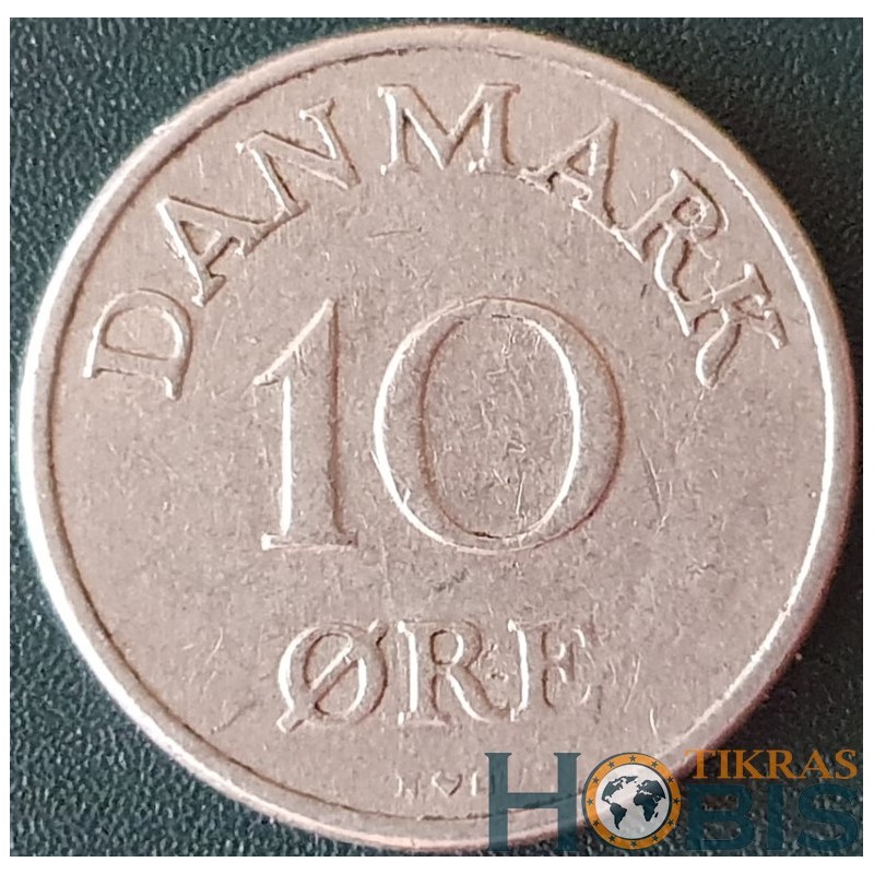 Denmark 10 öre, 1948-1960 KM841