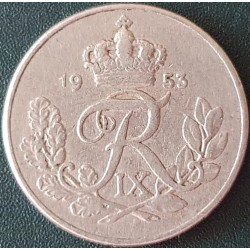 Denmark 10 öre, 1948-1960 KM841