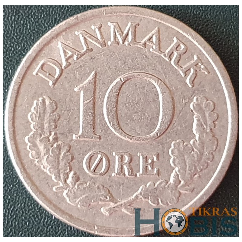 Denmark 10 öre, 1960-1972 KM849