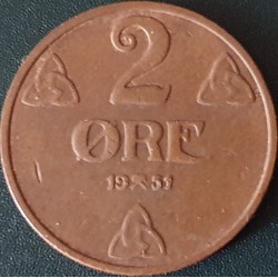 Norway 2 eres, 1909-1952 KM371