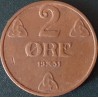 Norway 2 eres, 1909-1952 KM371